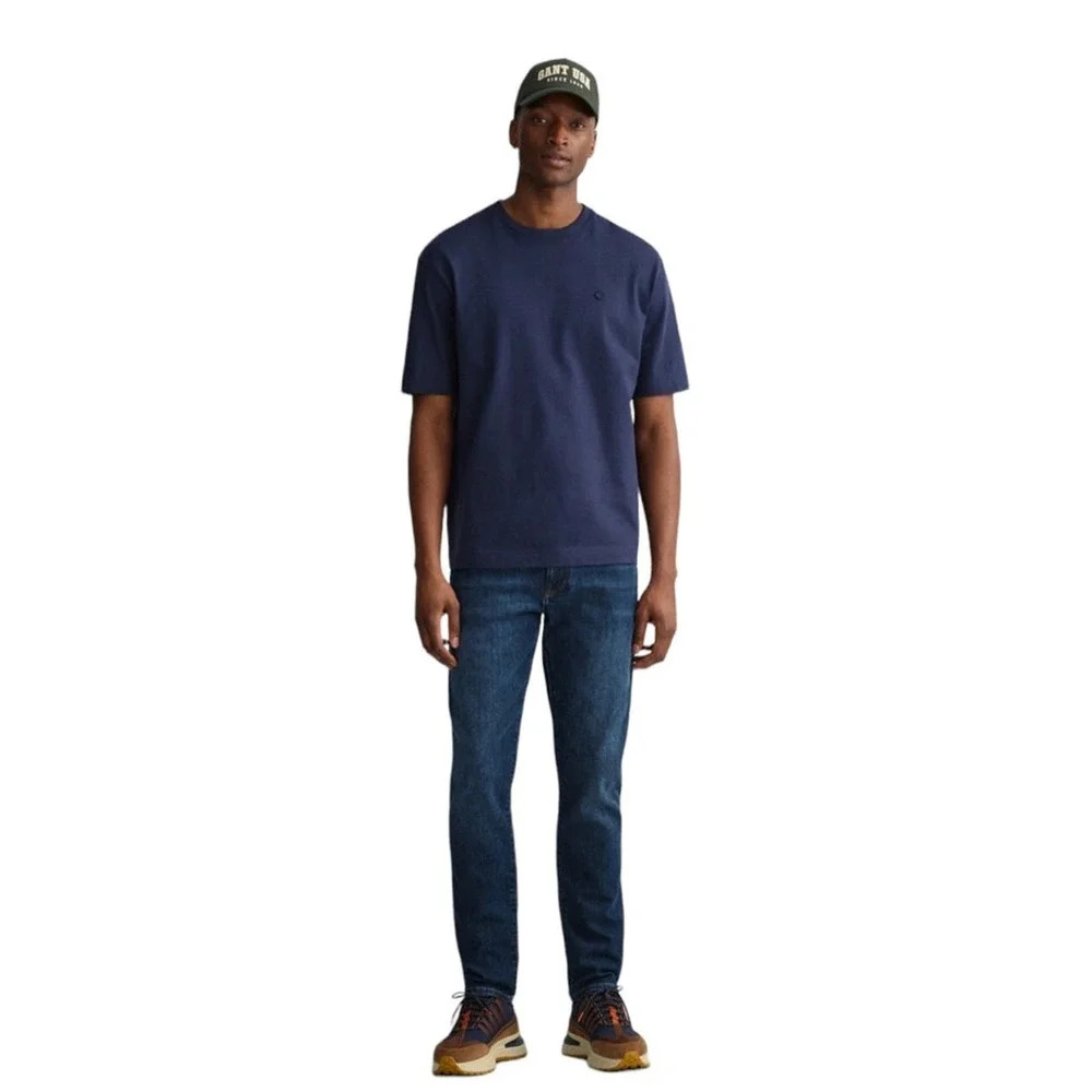 GANT Men’s Slim Fit Hayes Jeans Size 34 x 32 in Dark Blue Worn In Wash
